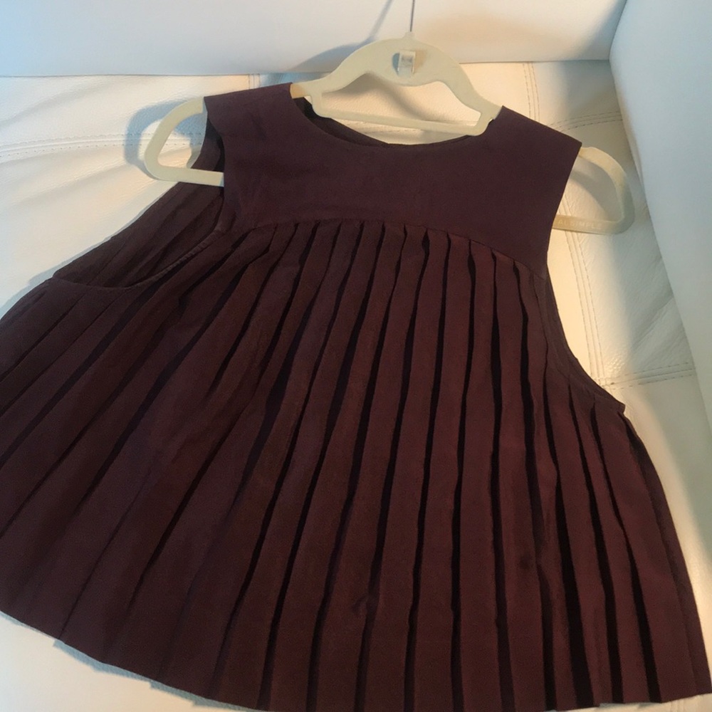 Allsaints silk crop top burgundy size US 4